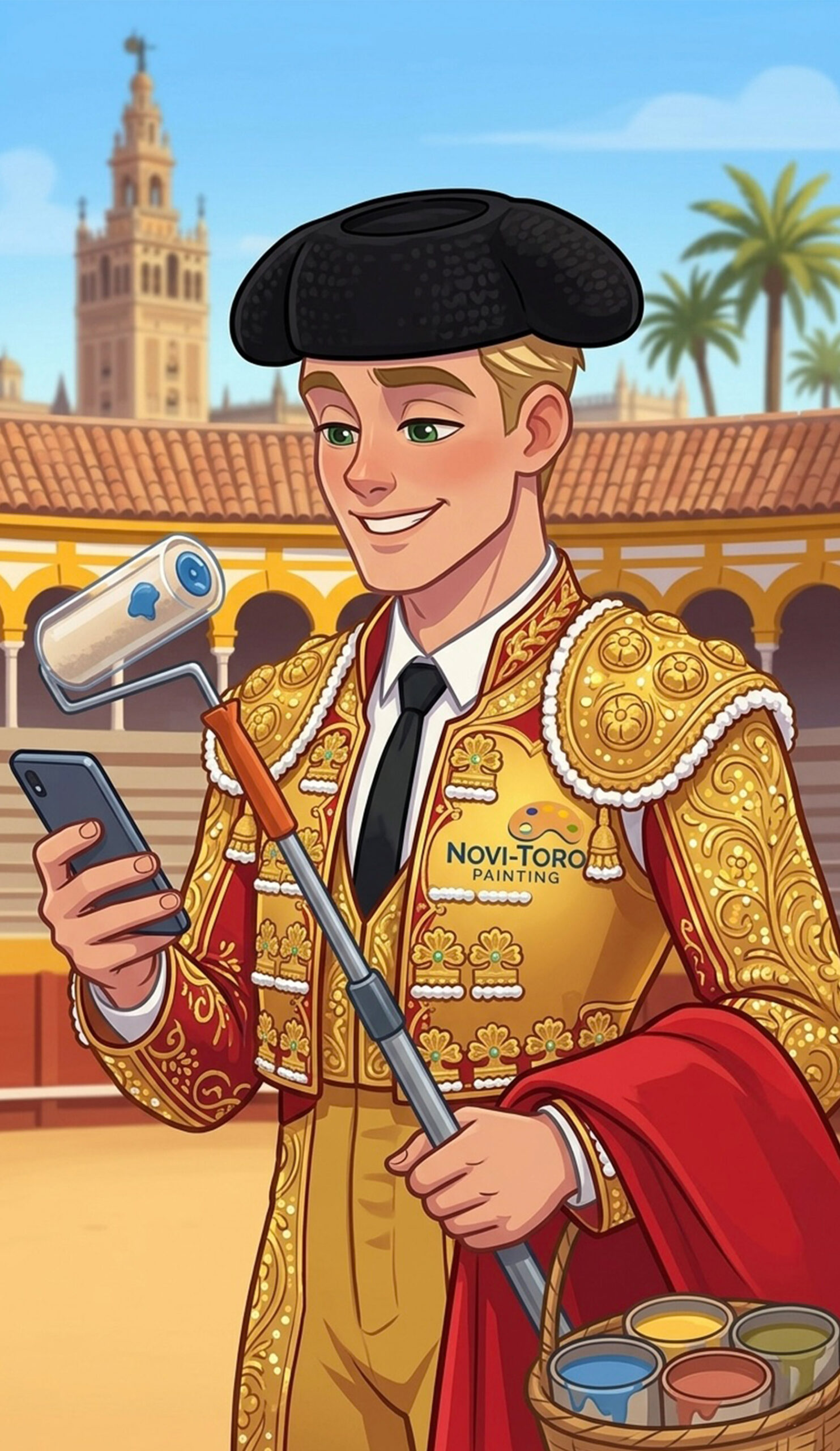 novikolor pintura diseno reformas andalucia ilustracion